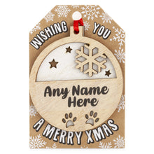 Load image into Gallery viewer, Personalised Christmas Tree Decorations A-I