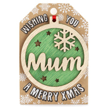 Load image into Gallery viewer, Personalised Christmas Tree Decorations A-I