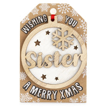 Load image into Gallery viewer, Personalised Christmas Tree Decorations A-I