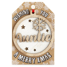Load image into Gallery viewer, Personalised Christmas Tree Decorations A-I
