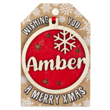 Load image into Gallery viewer, Personalised Christmas Tree Decorations A-I