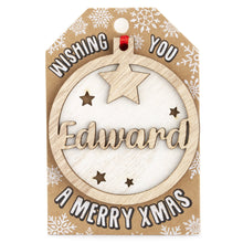 Load image into Gallery viewer, Personalised Christmas Tree Decorations A-I