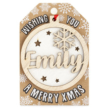 Load image into Gallery viewer, Personalised Christmas Tree Decorations A-I