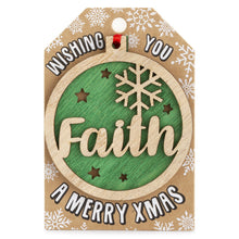 Load image into Gallery viewer, Personalised Christmas Tree Decorations A-I