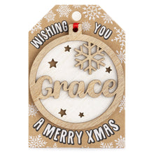 Load image into Gallery viewer, Personalised Christmas Tree Decorations A-I