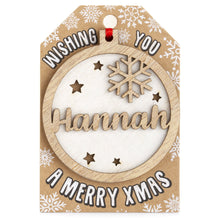 Load image into Gallery viewer, Personalised Christmas Tree Decorations A-I