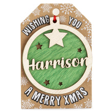 Load image into Gallery viewer, Personalised Christmas Tree Decorations A-I