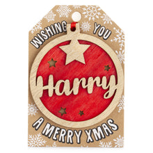 Load image into Gallery viewer, Personalised Christmas Tree Decorations A-I
