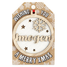Load image into Gallery viewer, Personalised Christmas Tree Decorations I-Z