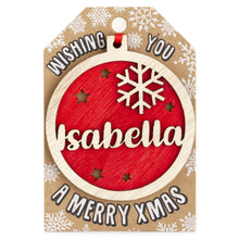 Load image into Gallery viewer, Personalised Christmas Tree Decorations I-Z