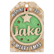 Load image into Gallery viewer, Personalised Christmas Tree Decorations I-Z