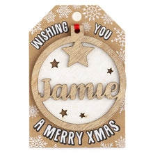 Load image into Gallery viewer, Personalised Christmas Tree Decorations I-Z
