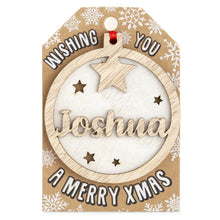 Load image into Gallery viewer, Personalised Christmas Tree Decorations I-Z