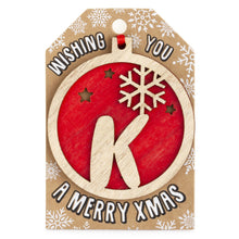 Load image into Gallery viewer, Personalised Christmas Tree Decorations I-Z