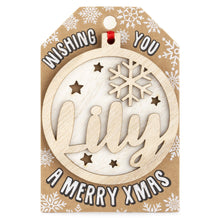 Load image into Gallery viewer, Personalised Christmas Tree Decorations I-Z