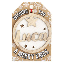 Load image into Gallery viewer, Personalised Christmas Tree Decorations I-Z