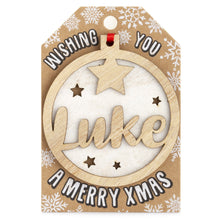 Load image into Gallery viewer, Personalised Christmas Tree Decorations I-Z