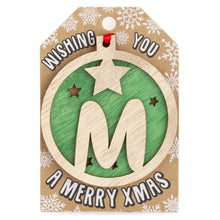Load image into Gallery viewer, Personalised Christmas Tree Decorations I-Z