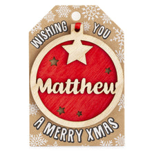 Load image into Gallery viewer, Personalised Christmas Tree Decorations I-Z