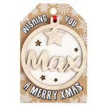 Load image into Gallery viewer, Personalised Christmas Tree Decorations I-Z