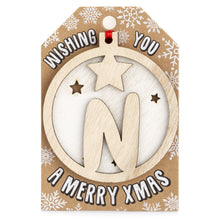 Load image into Gallery viewer, Personalised Christmas Tree Decorations I-Z