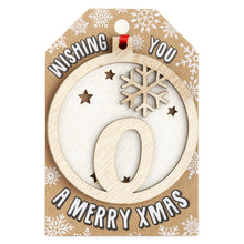 Load image into Gallery viewer, Personalised Christmas Tree Decorations I-Z