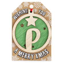 Load image into Gallery viewer, Personalised Christmas Tree Decorations I-Z