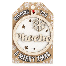 Load image into Gallery viewer, Personalised Christmas Tree Decorations I-Z