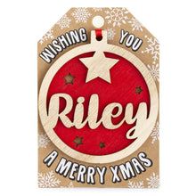 Load image into Gallery viewer, Personalised Christmas Tree Decorations I-Z