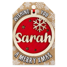 Load image into Gallery viewer, Personalised Christmas Tree Decorations I-Z