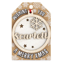 Load image into Gallery viewer, Personalised Christmas Tree Decorations I-Z