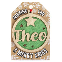 Load image into Gallery viewer, Personalised Christmas Tree Decorations I-Z