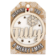 Load image into Gallery viewer, Personalised Christmas Tree Decorations I-Z