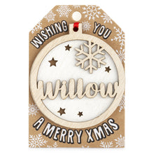 Load image into Gallery viewer, Personalised Christmas Tree Decorations I-Z