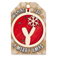 Load image into Gallery viewer, Personalised Christmas Tree Decorations I-Z