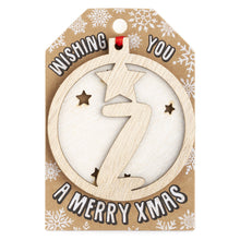 Load image into Gallery viewer, Personalised Christmas Tree Decorations I-Z