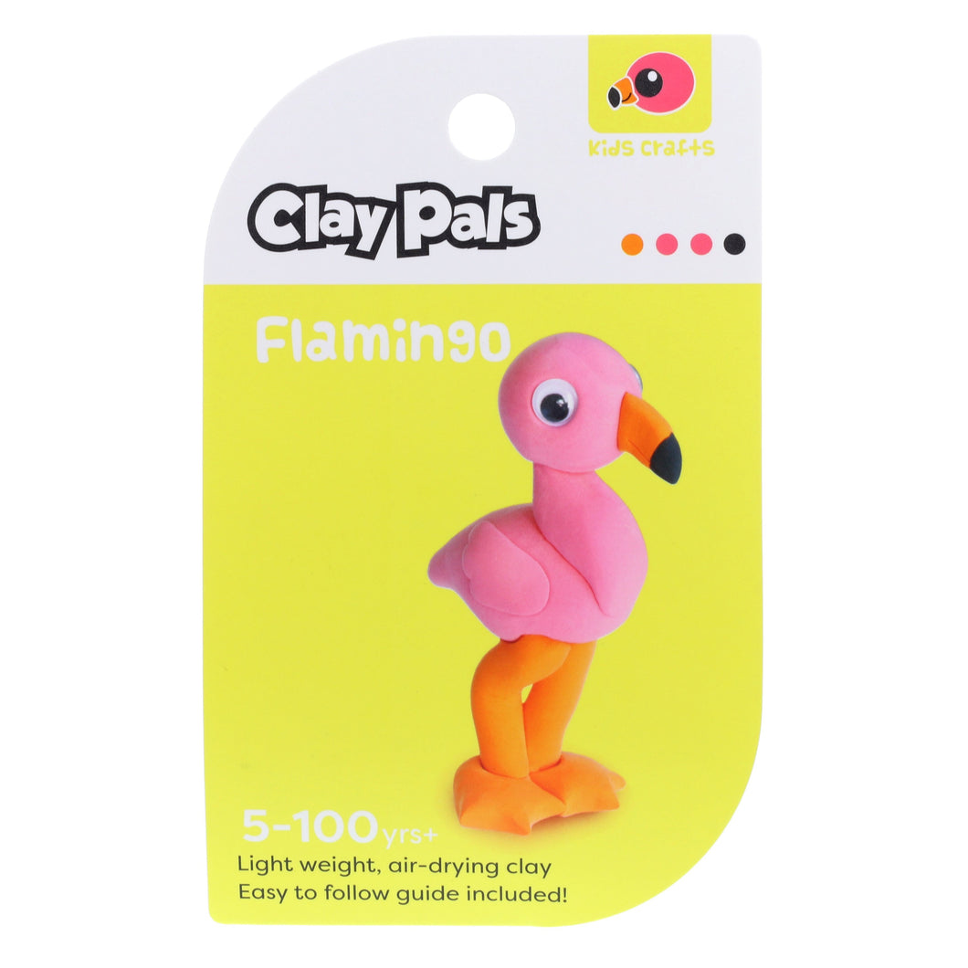 Flamingo Clay Pal