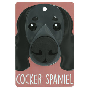 Cocker Spaniel (black) - Dog Lead Holder