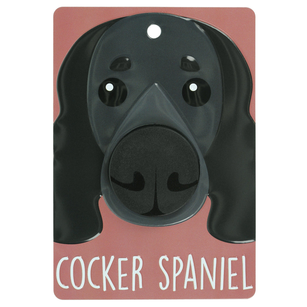 Cocker Spaniel (black) - Dog Lead Holder