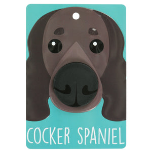 Cocker Spaniel (brown) - Dog Lead Holder