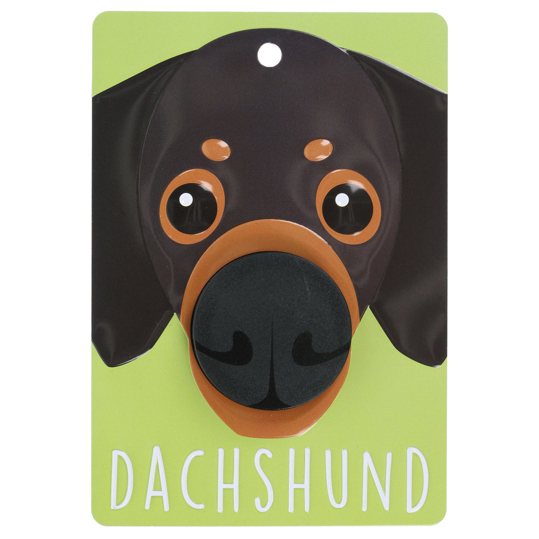 Dachshund (black and tan) - Dog Lead Holder