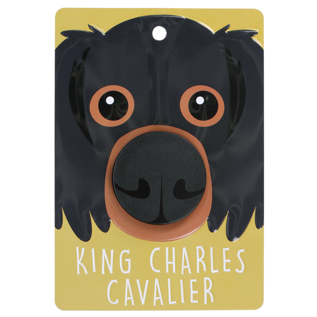 King Charles Cavalier (black and tan) - Dog Lead Holder