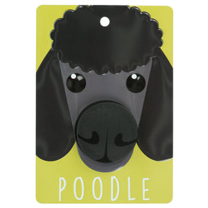 Poodle (black) - Dog Lead Holder