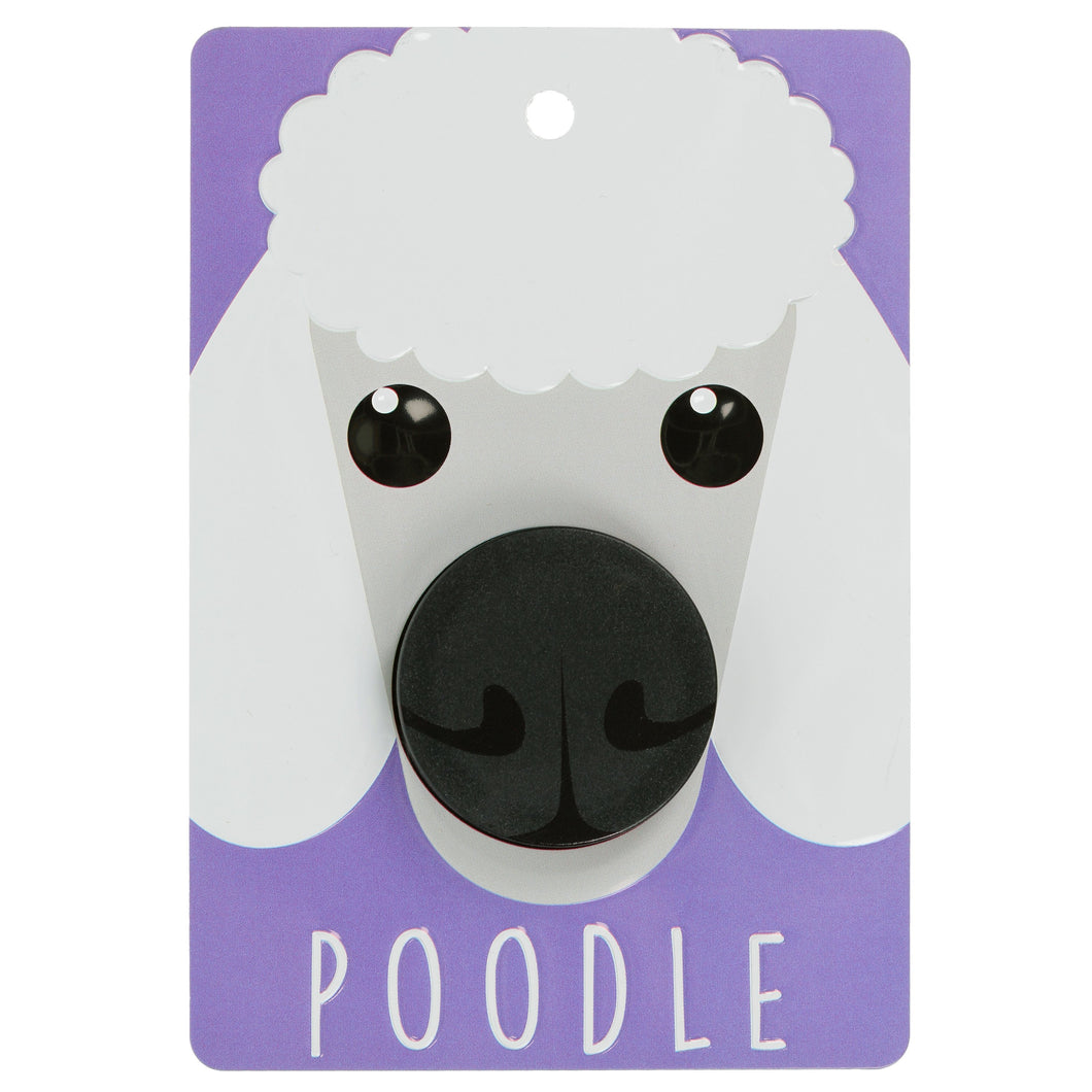 Poodle (white) - Dog Lead Holder