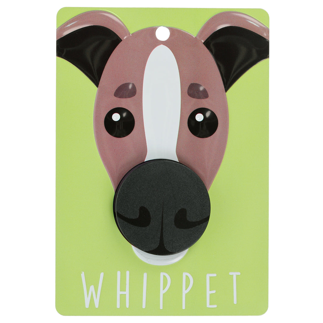 Whippet (fawn and white) - Dog Lead Holder