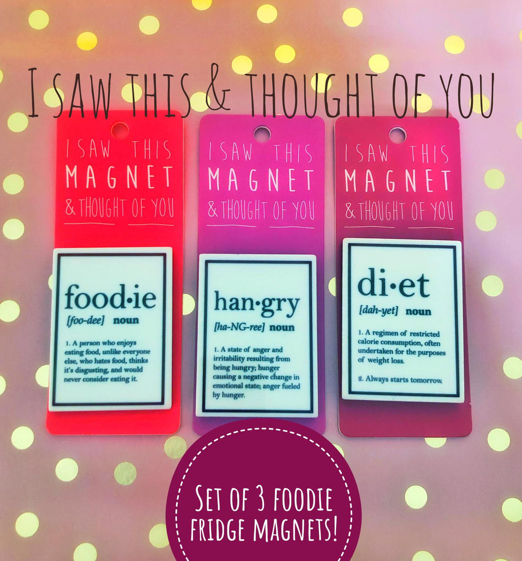 Foodie Fridge Magnet Gift Set