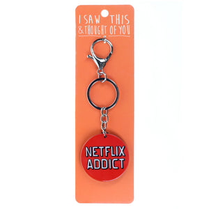 Keyring "Netflix Addict"