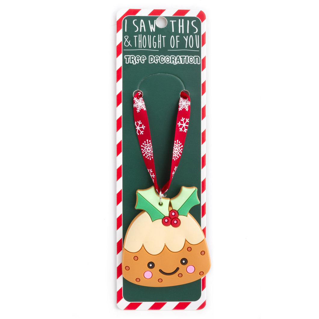 Xmas Pudding Tree Decoration