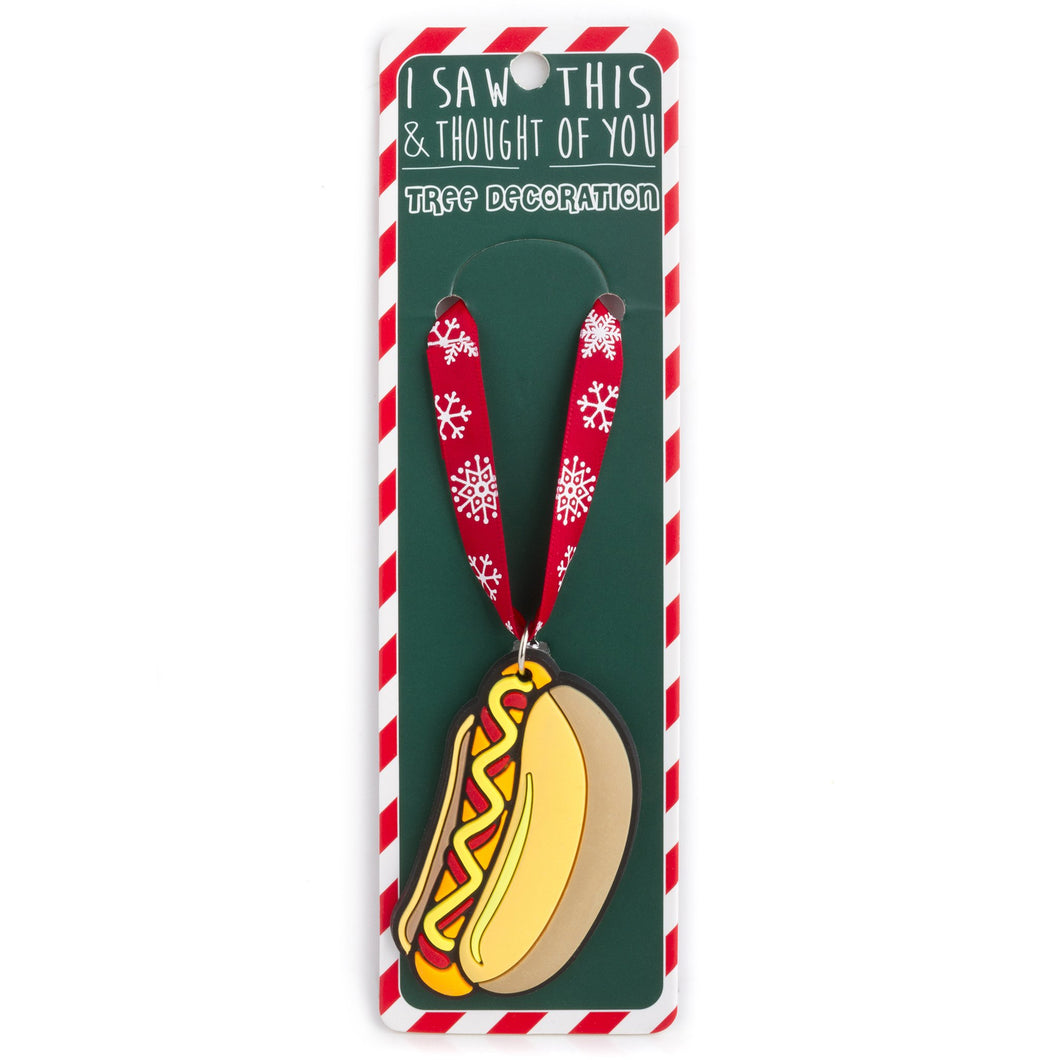 Hot Dog Tree Decoration