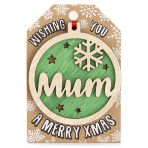 Personalised Christmas Tree Decorations A-I